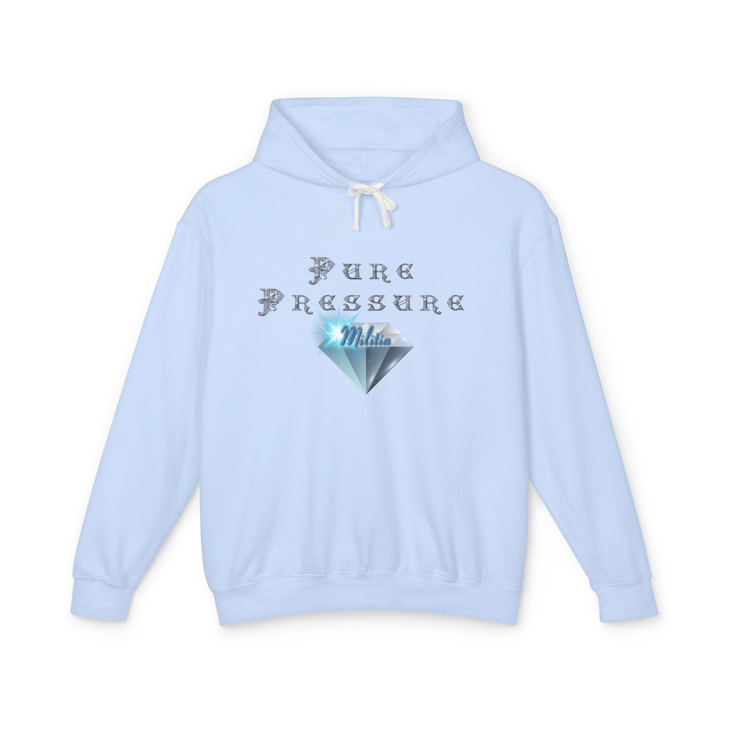 Unisex Lightweight Hooded Sweatshirt - Pure Pressure Design, Casual Cool, Trendy Layering, Perfect Gift, Everyday Comfort
