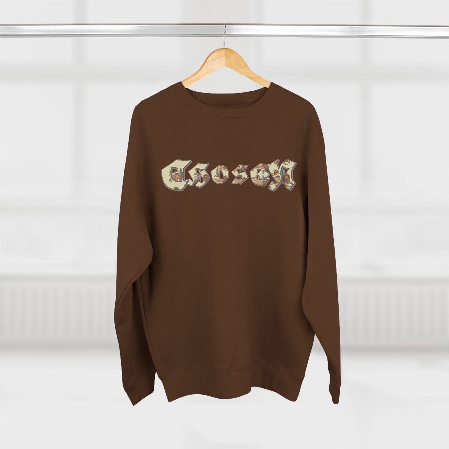 Chosen Unisex Crewneck Sweatshirt, Cozy Casual Wear, Inspirational Gift, Perfect for Everyday Wear, Ideal for Birthdays, Holidays
