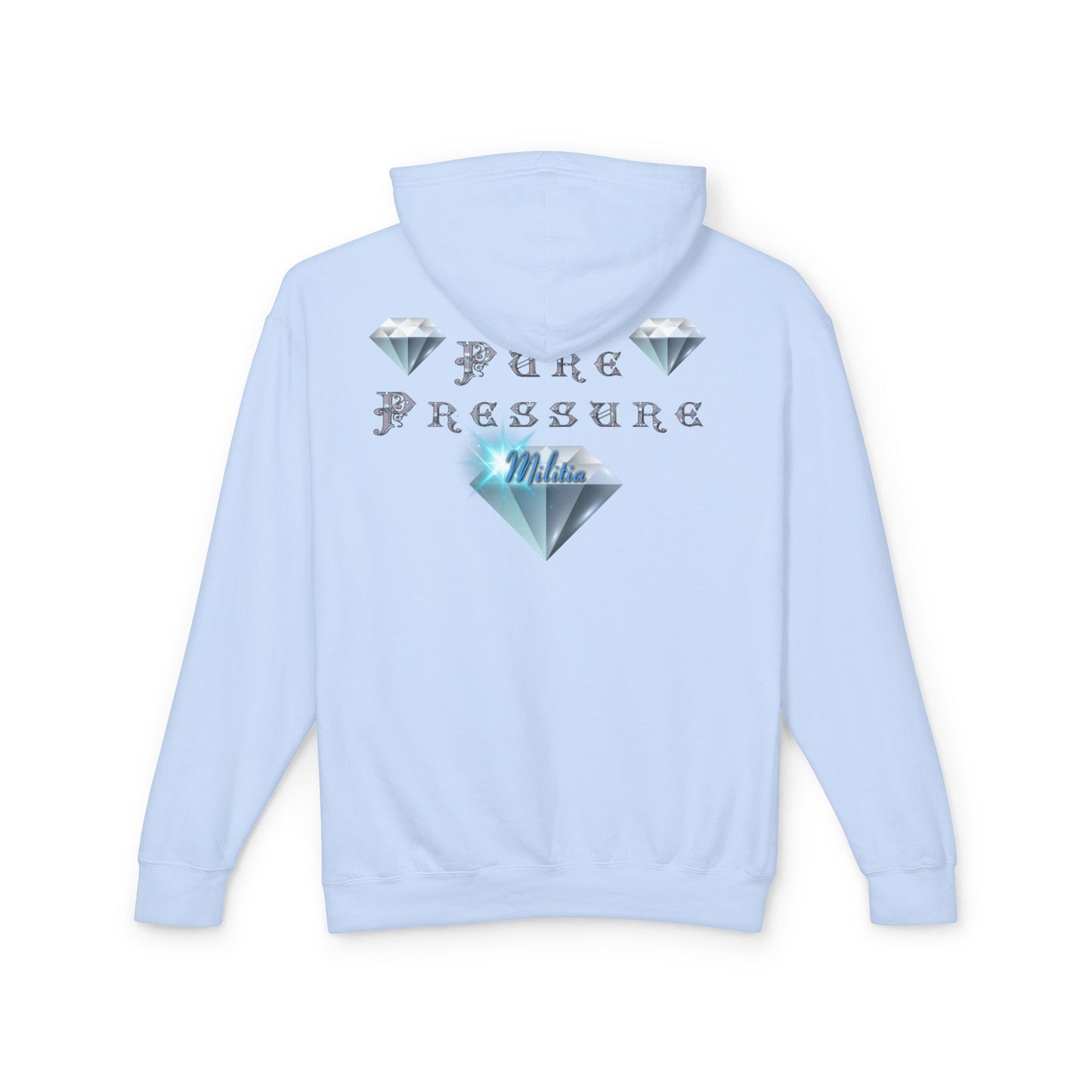 Unisex Lightweight Hooded Sweatshirt - Pure Pressure Design, Casual Cool, Trendy Layering, Perfect Gift, Everyday Comfort