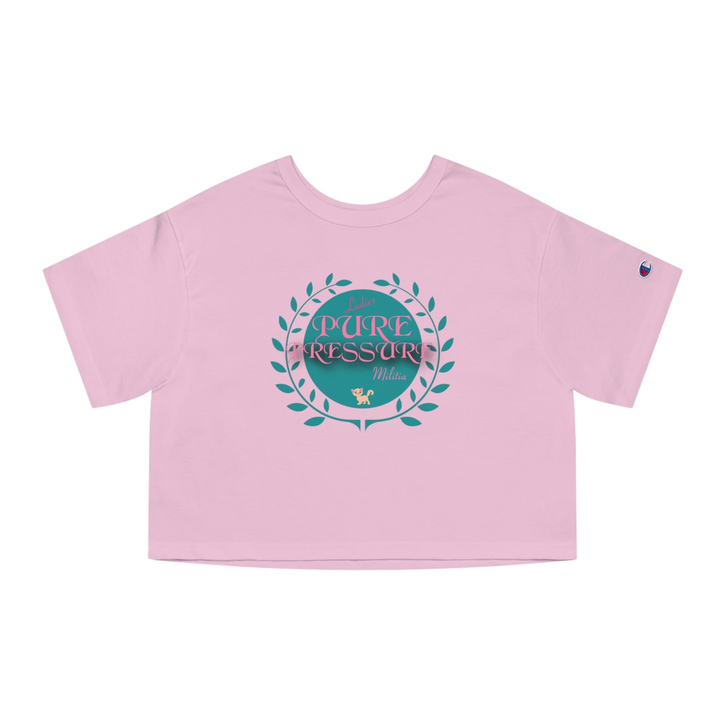 PURE PRESSURE militia Champion Women's Heritage Cropped T-Shirt