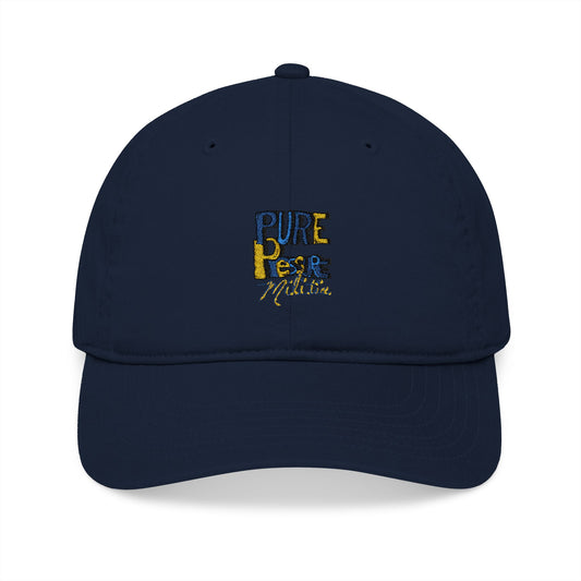 Pure Pressure Militia Organic Baseball Cap, Eco-Friendly Hat, Embroidered Cap, Stylish Accessory, Gift for Nature Lovers, Casual Wear
