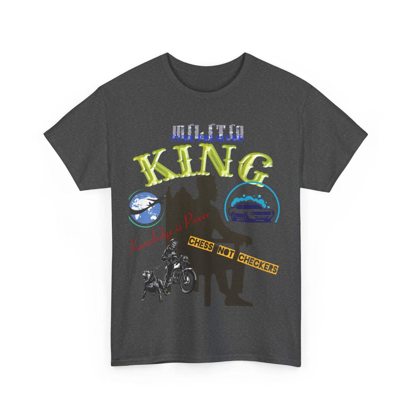 Vintage PPm King Graphic Unisex Tee, Retro Shirt for Music Lovers, Gift for Birthdays, Concerts, Parties, Casual Wear, Nostalgic Vibe