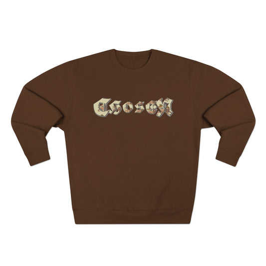 Chosen Unisex Crewneck Sweatshirt, Cozy Casual Wear, Inspirational Gift, Perfect for Everyday Wear, Ideal for Birthdays, Holidays