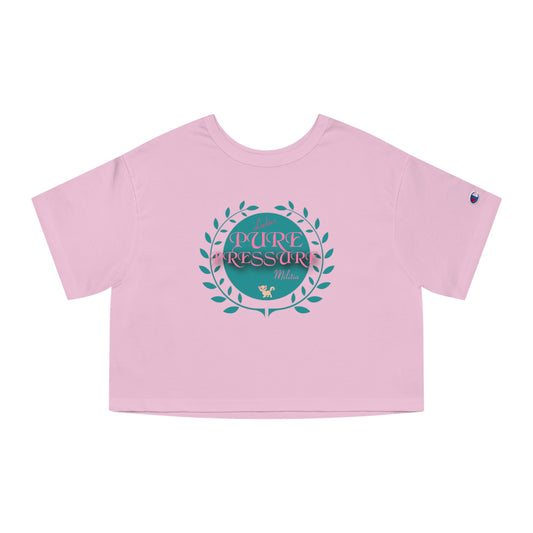PURE PRESSURE militia Champion Women's Heritage Cropped T-Shirt