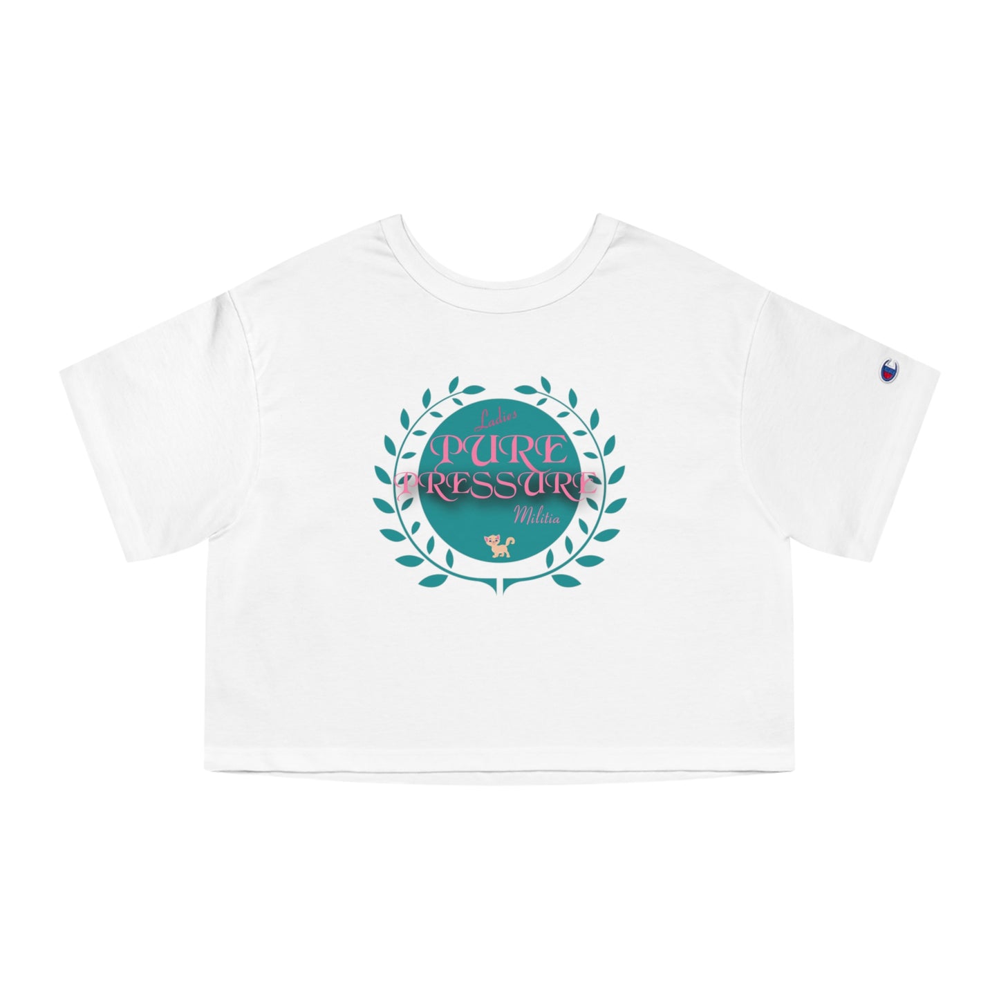 PURE PRESSURE militia Champion Women's Heritage Cropped T-Shirt